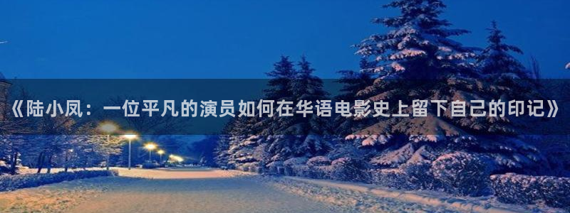 亚洲精品久久久久69影院：《陆小凤：一位平凡的演员如何在华语电影史上留下自己的印记》