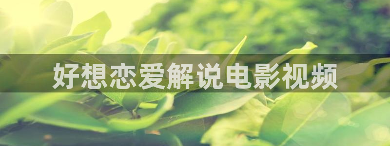 久久久播放影院999：好想恋爱解说电影视频