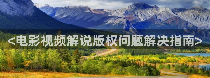 久久久久手机视频：<电影视频解说版权问题解决指南>