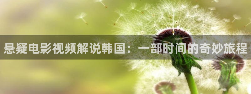 久久视频a区：悬疑电影视频解说韩国：一部时间的奇妙旅程