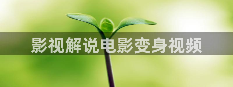 国产久久久久视频：影视解说电影变身视频